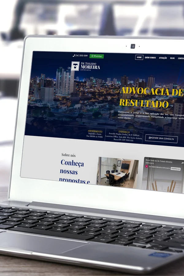 Site Institucional de Escritório de Advocacia